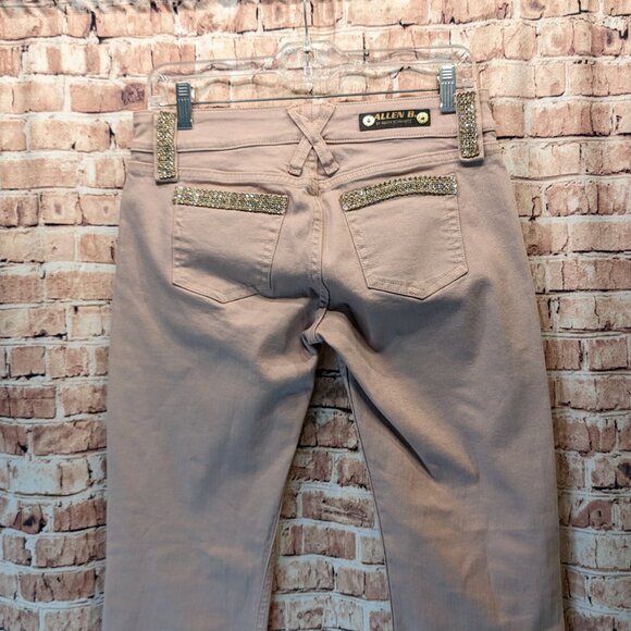 Allen B. By Allen Schwartz Jeans with Rhinestone Beltloops and Pockets Size 29 - Picture 10 of 16